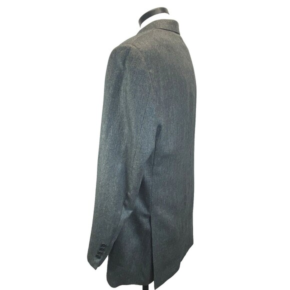Faconnable Men's 55% Silk 45% Wool 46-47 L us) 58 Eu) Sport Coat Blazer Jacket - Picture 7 of 12